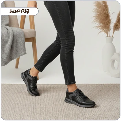 کفش چرم زنانه مدل B5901