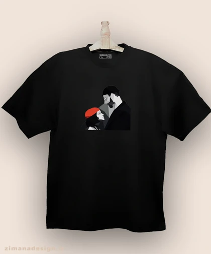 تیشرت لش مردانه و زنانه طرح لئون کد 975