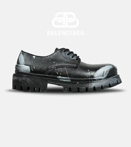 کفش مردانه لوفر مشکی BALENCIAGA مدل 6810