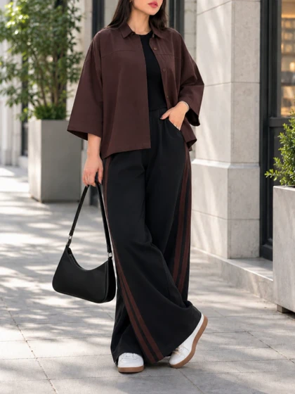 شومیز و شلوار زنانه ست دو خط