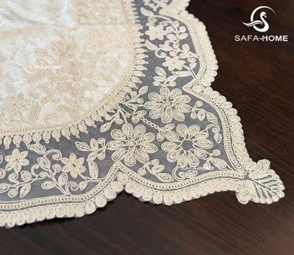 ست رومیزی مخمل قیطان طرح ورساچه 5 تکه
