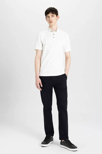 تیشرت یقه پولو مردانه اورجینال دیفکتو defacto