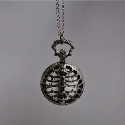گردنبند ساعتی مدل بتمن/ ساده/ اسکلتی