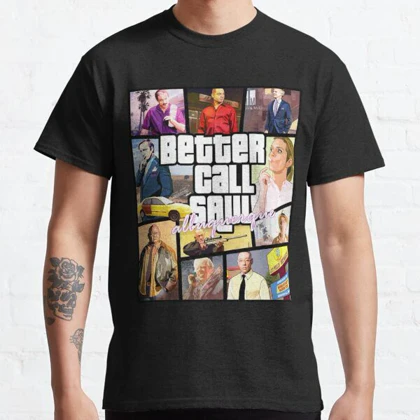 تیشرت لانگ پسرانه better call saul طرح Grand Better Theft Call Auto Saul کد 194180