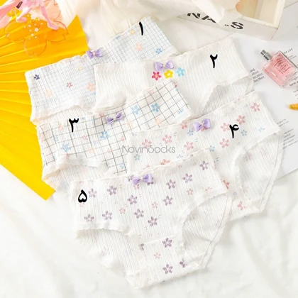 شورت طرح بنفشه