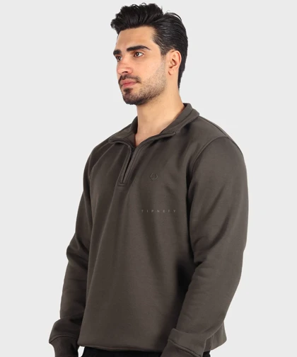 دورس نیم زیپ مردانه ساده 0653