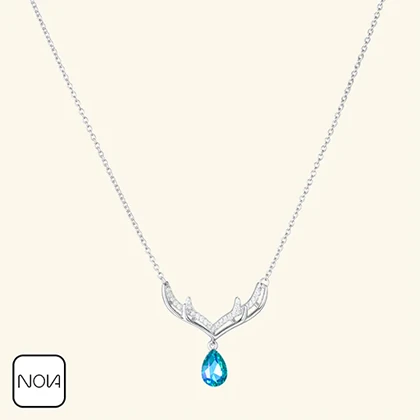 گردنبند نقره شاخ گوزن