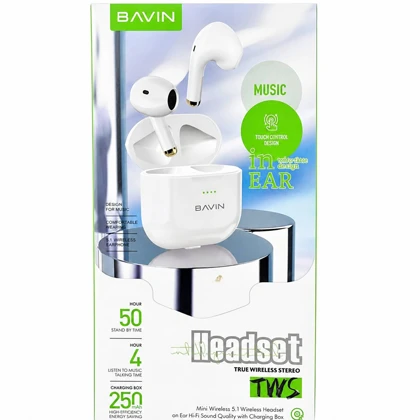 هندزفری بلوتوثی باوین BAVIN مدل BAVIN-33 بلوتوث 5.3