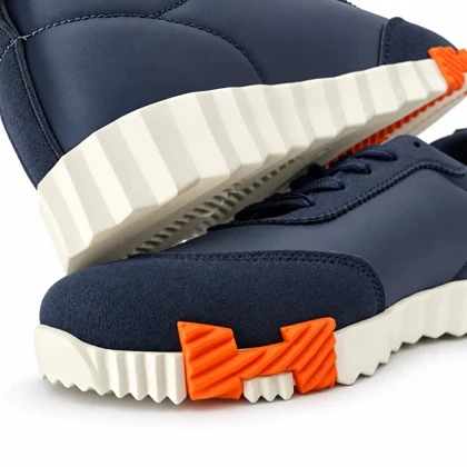 کتانی هرمس سرمه ای کد 2354 / HERMES SNEAKERS