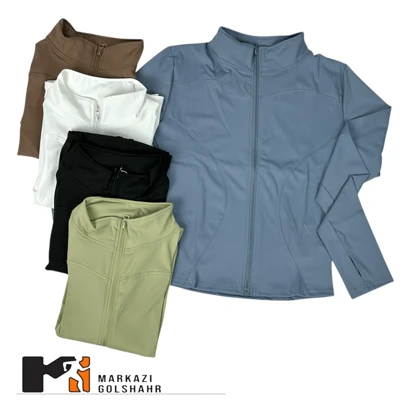 سویشرت زنانه اسلیم فیت فینگر دار کد 007