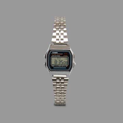 ساعت کاسیو نقره ای زنانه Casio A159WA-N1D