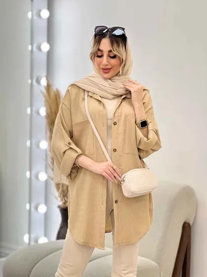 مانتو شومیزی دو جیب