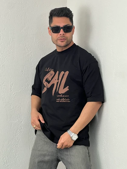 تیشرت مردانه چاپ پفکی Call