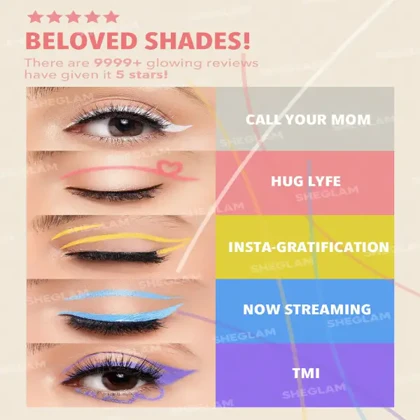خط چشم ماژیکی شیگلم مدل Color Crush