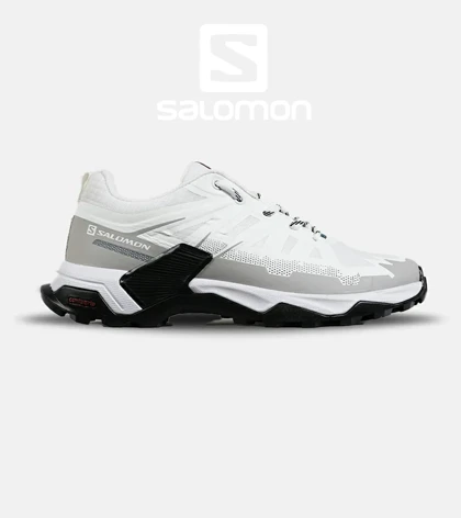 کفش کتانی سفید مشکی طوسی مردانه و زنانه Salomon XT-Slate Advanced مدل 7423