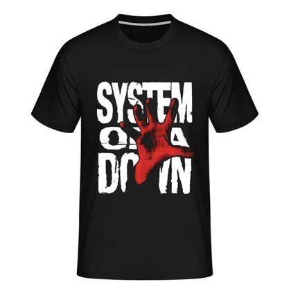 تیشرت طرح گروه سیستم او ا دون system of a down کد 03