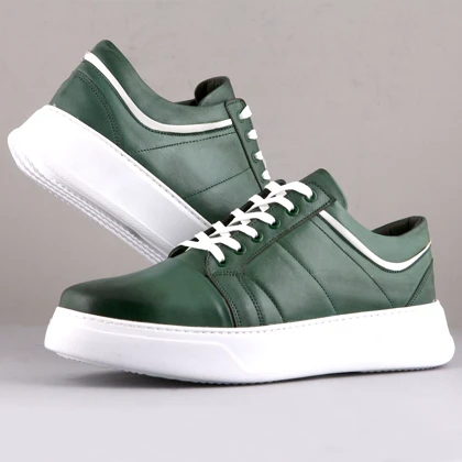 کفش روزمره مردانه چرم یلسان مدل شوان کد 540-GN