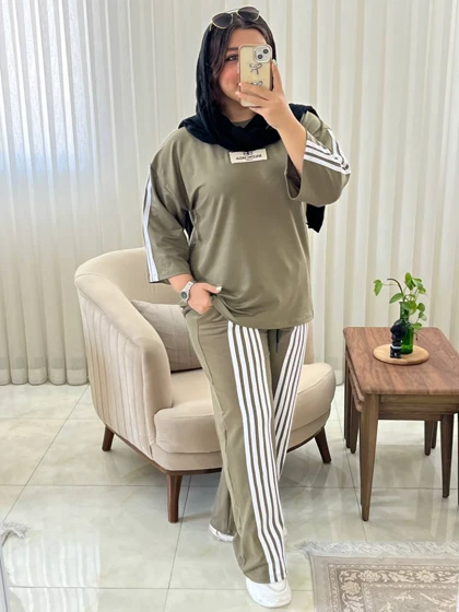 ست زنانه و دخترانه اسپرت بیرونی کد 461