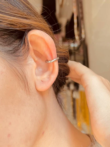 پیرسینگ حلقه‌ای فیک (بدون نیاز به سوراخ)