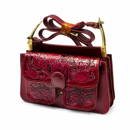 کیف رودوشی چرم طبیعی زنانه مدل نگار کد 207048