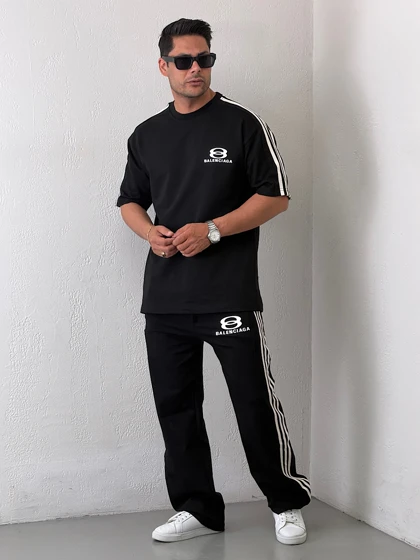 ست مردانه تیشرت و شلوارBALENCIAGA9024