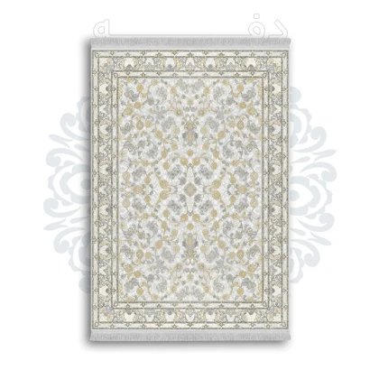 *جدید* فرشینه از جنس پارچه شانل مخمل ترک طرح فانتزی برند دفه کد 44