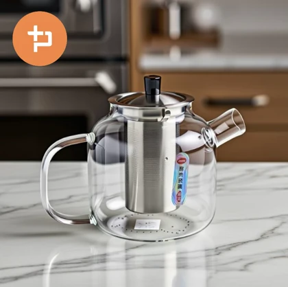 قوری پیرکس 1000 میل ، درب استیل