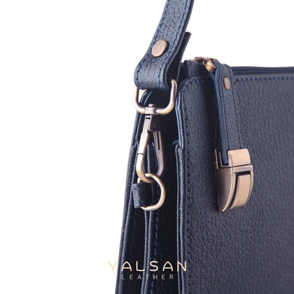 کیف دوشی و دستی چرم یلسان مدل آیسل کد 015-BF
