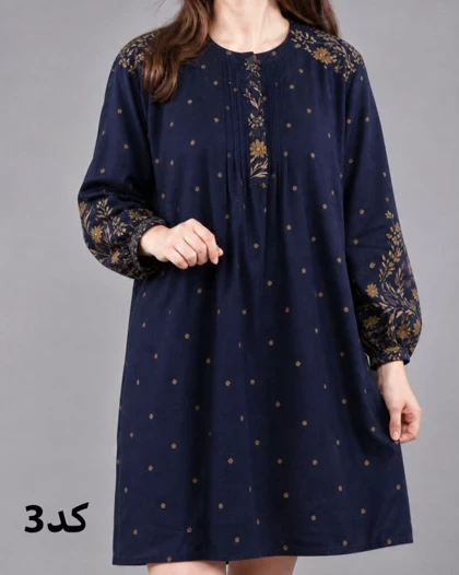 تونیک زنانه طرح اندونزی سایزبزرگ 7630