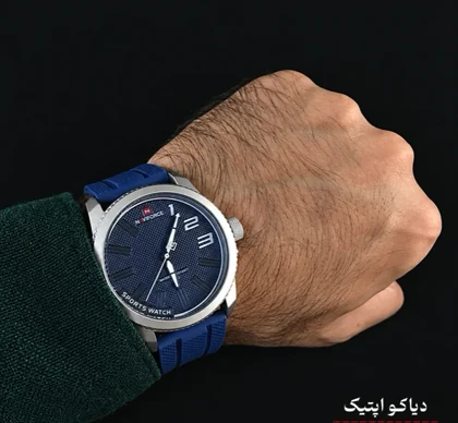 ساعت مچی اورجینال مردانه موتور ژاپن برند نیوی فورس مدل NF9202 بند رابر