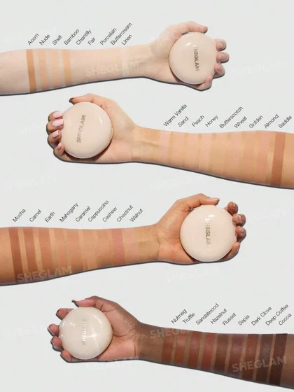 کرم پودر کوشن شیگلم مدل Lock & Go Long-Lasting Cushion Foundation