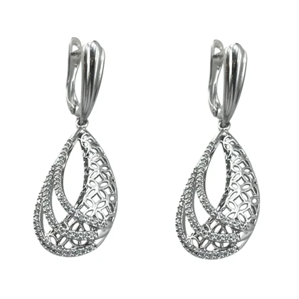 گوشواره زنانه طرح جواهر ژوپینگ