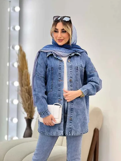 مانتو جین دو جیب