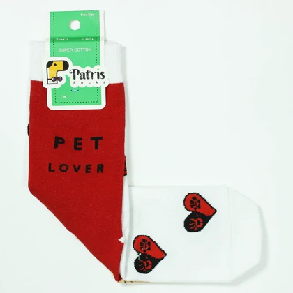جوراب زنانه PET LOVER ساق‌دار برند پاتریس