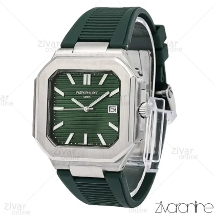 ساعت پتک فیلیپ کوبیتوس مردانه بند رابر سبز 106927
