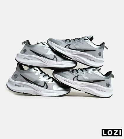 کفش کتانی بزرگ پا طوسی NIKE zoom x smiley