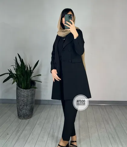 مانتو کتی بلند آتنا