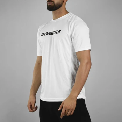 تیشرت ورزشی اسپرت جیم استایل مدل HS-345 سفید
