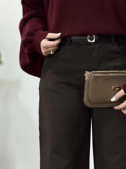 شلوار کتان بگ مورین