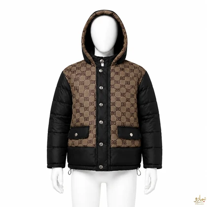 کاپشن دو کاره ترکیبی Balenciaga