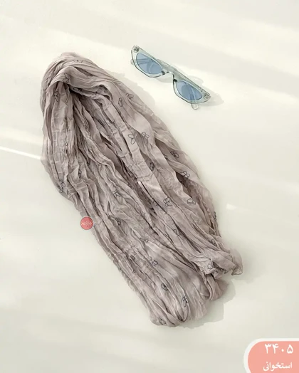 شال لیزری طرح دار 3405