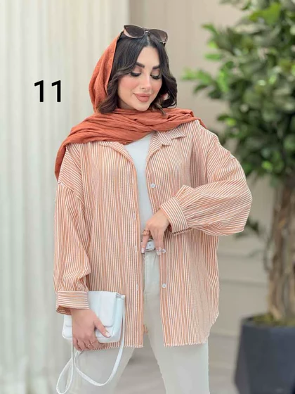 شومیز طرح دار دایانا
