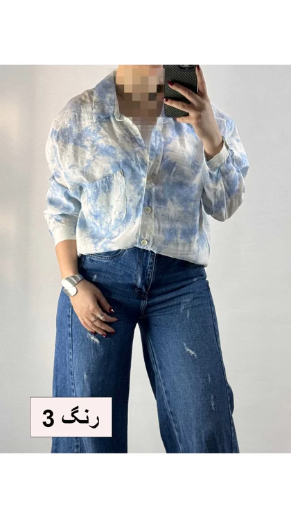 شومیز پری ابرنگی زنانه 17298