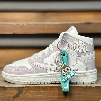 کتانی زنانه ایر جردن1 تراویس ساق‌دار لبو بو