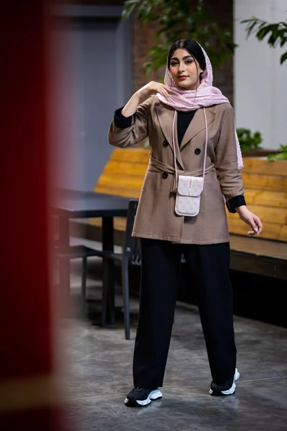 مانتو شلوار ترکیبی کرسپو