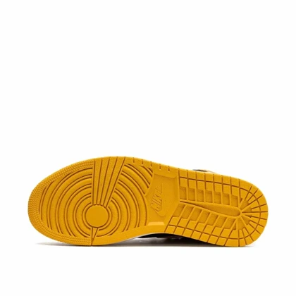 کتانی نایک ایر جردن1 زرد مشکی پولن مسترکوالیتی Nike Air Jordan 1 High OG "Pollen" sneakers