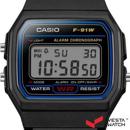 ساعت مچی مردانه و زنانه کاسیو CASIO مدل F-91W-1DG
