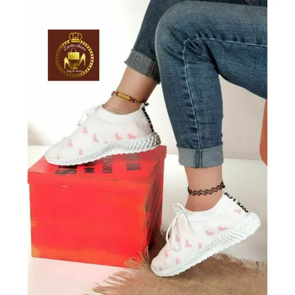 کتانی ونس زنانه قلبی بافتی