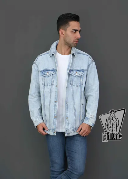 کت جین آبی روشن DENIM