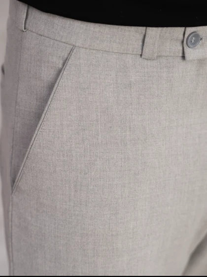 شلوار بزیاق طوسی روشن p278